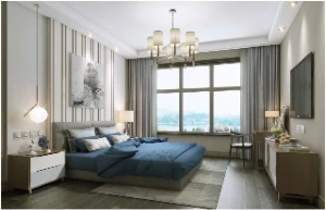 信达天御 110m²  现代轻奢 设计效果图