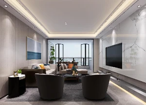 柏悦公馆185㎡轻奢·现代设计效果图