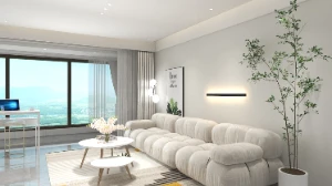 和顺静天府140㎡法式奶油风设计效果图