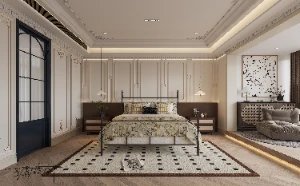 高速尚阖院|248㎡|法式|设计效果图